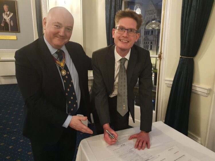 London Mark’s M.B.F. Vice Patron Fine Dining evening