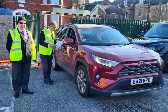 Once again, our Provincial Grand Stewards did a splendid job of ensuring everyone was able to park in the Stanton Road car park